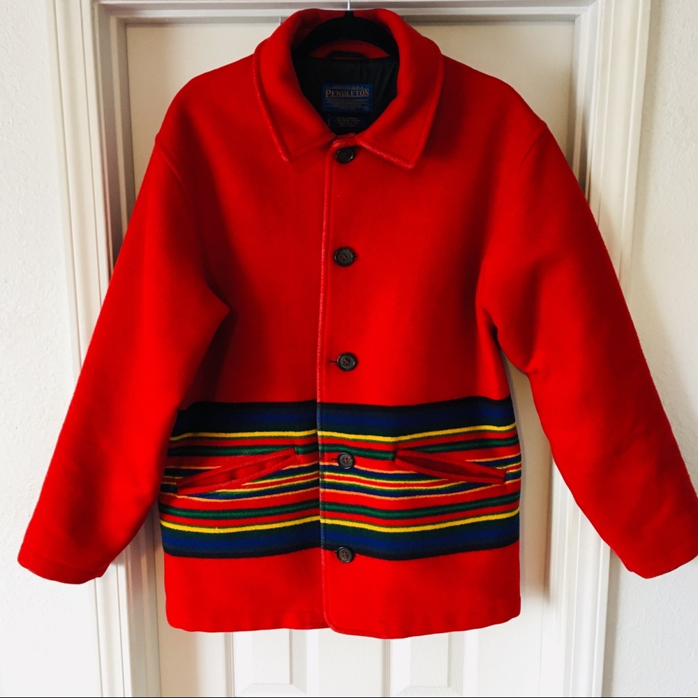 Pendleton Mens Woolen Coat Sz Md